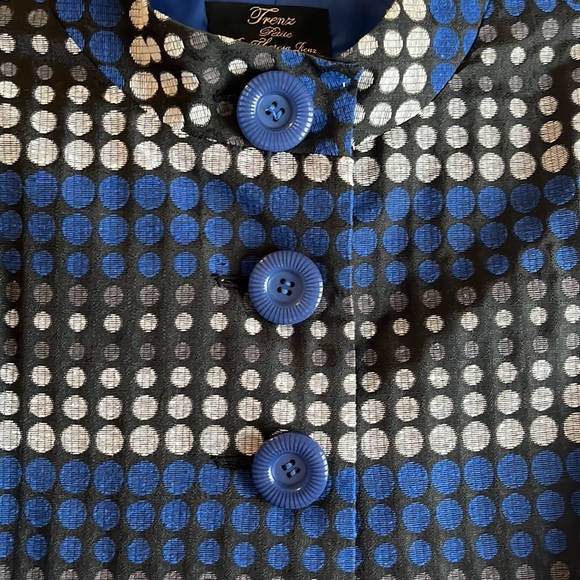 Trenz Petite by Theresa Renx polka dot jacket, vintage style size petite… - Picture 4 of 5